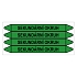 Značení potrubí, sekundární okruh,4 ks, 250 × 26 mm